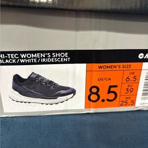 Hi-Tec Women's Black and Iridescent Athletic Shoes